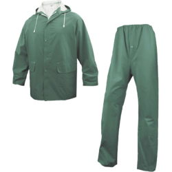 CONJUNTO DE LLUVIA 304 VERDE PVC T-XL 