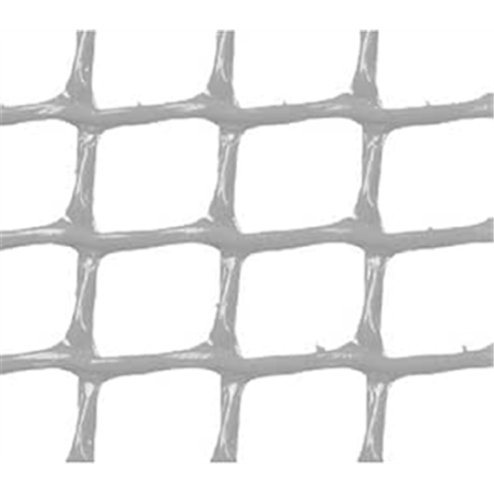 MALLA PLASTICA CUADRADA 1X25 GRIS 218025 