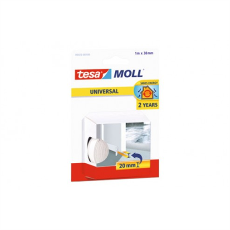 BURLETE AUTOADH BASIC BLANC 1mx38mm 