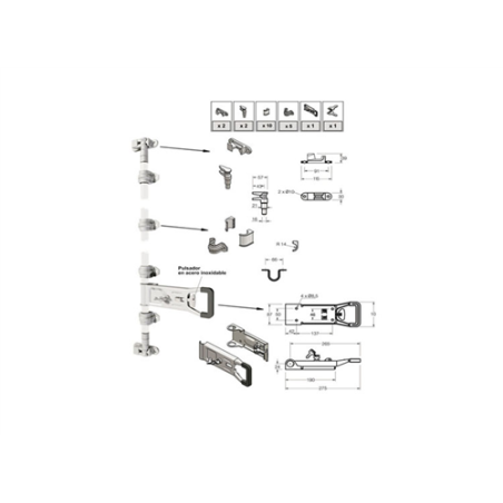 CIERRE FALLEBA CF-27 SIN TUBO  0830 