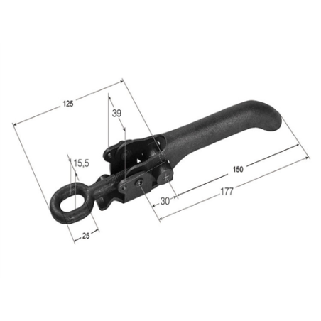 CIERRE ANILLA CH-30 REGULABLE CHAPA  0502 