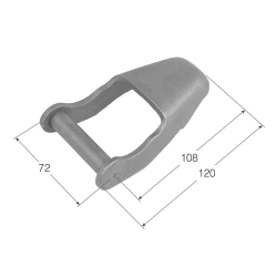 PIEZA SUPCIERRE CRT CORTA SSCT-C  1630  2
