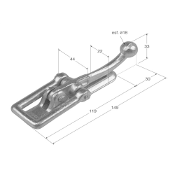 CIERRE FORJADO C-4 PEQUEÑO  0209 