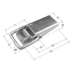 CIERRE CHAPA CH-102 LISO  0516 