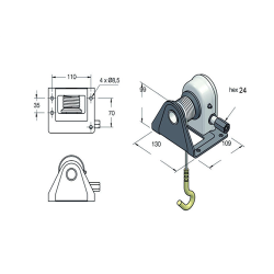 ELEVADOR DE RUEDAS SUELTO HEG 88 ER-01  3107 