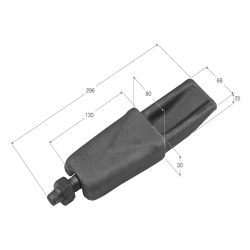 CUÑAS FORJADAS  80x25 C/ABR C/T  2312 