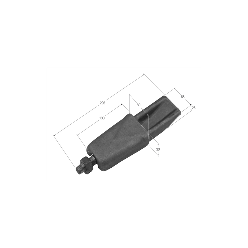 CUÑAS FORJADAS  80x25 C/ABR C/T  2312 