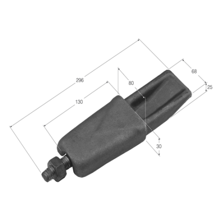 CUÑAS FORJADAS  80x25 C/ABR C/T  2312 