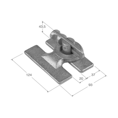CIERRE ALEMAN GRANDE  T-5  0122 