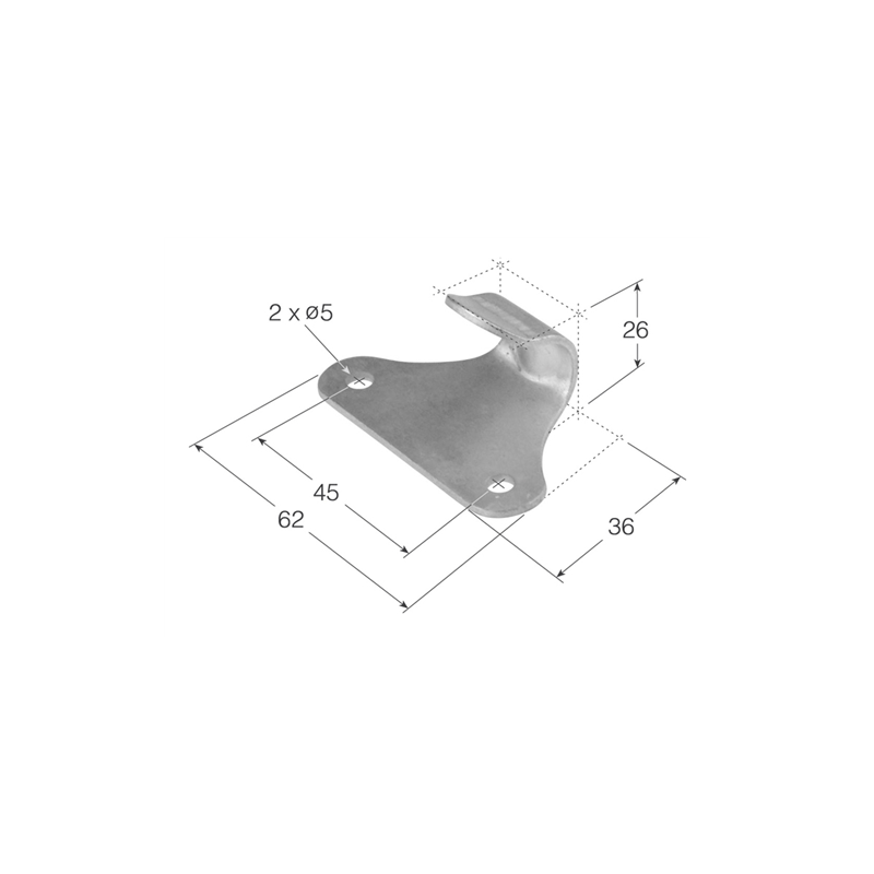 GANCHO CHAPA PIRAMIDE GH- 2  2031 