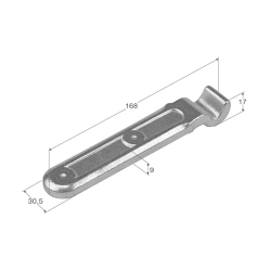 UÑA U- 2 FIJA GRANDE  0301 