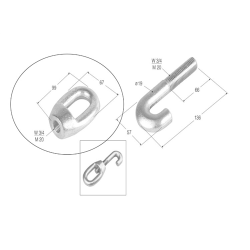 ANILLA ROSCADA  AR-1 3/4 M-20  3541  2
