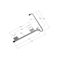 RETENEDOR PUERTA VARILLA L RP-10  2701 