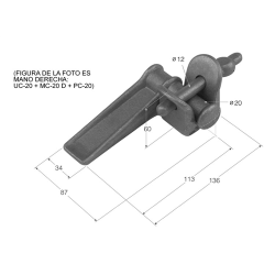 UÑA SUELTA UC-20  0442 