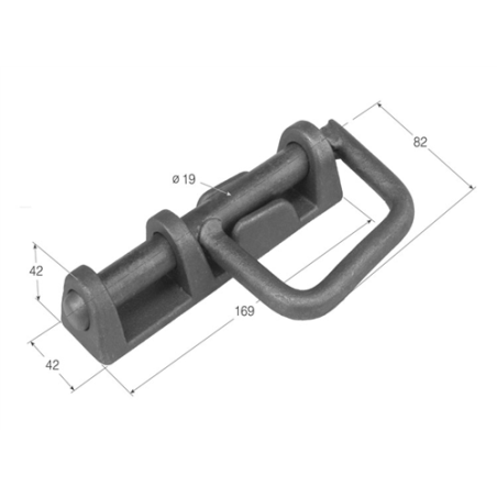 CERROJO CR-5 MANGO CERRADO GRANDE 