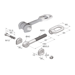 CIERRE MOLINETE CM-M20  3549 