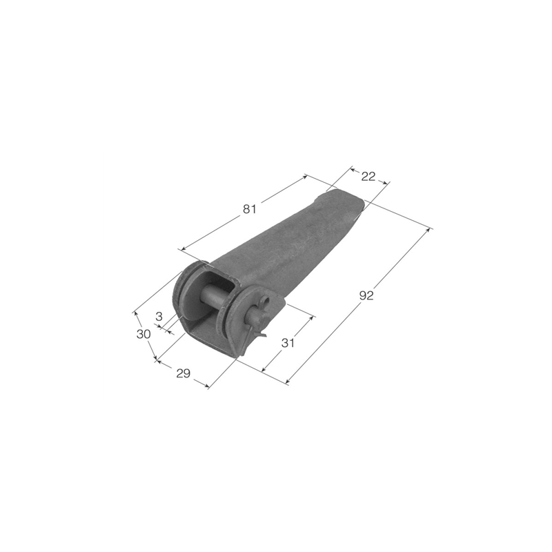 BISAGRA CHAPA DE 20mm    BS-20  1601 