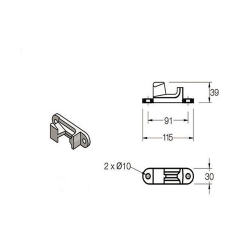 PIEZA CIERRE FALLEBA CF-27   0832 
