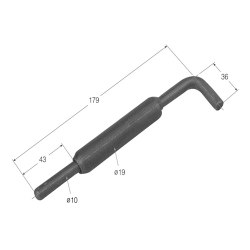 CIERRE GANADERO CG- 1 TUBO 10mm  0901 