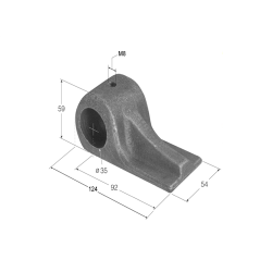 HEMBRA SOPORTE DE GIRO H-20 CONTENEDOR  1442 