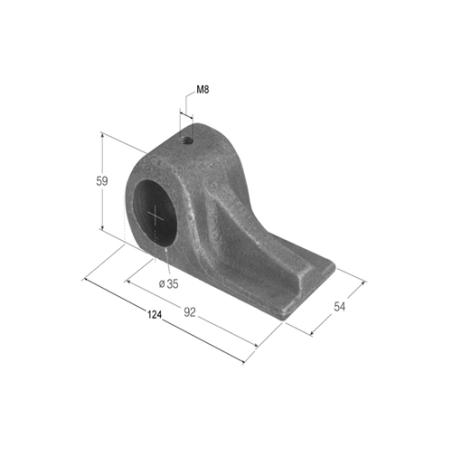 HEMBRA SOPORTE DE GIRO H-20 CONTENEDOR  1442 