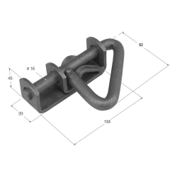 CERROJO CRH-6 CHAPA FEGARSA  1331 