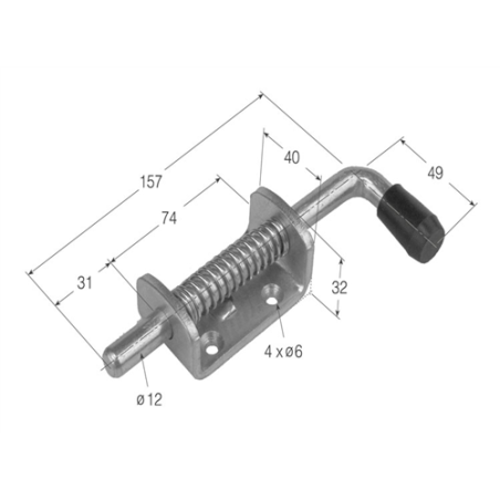 CIERRE GANADERO CG- 4 SENCILLO  0912 