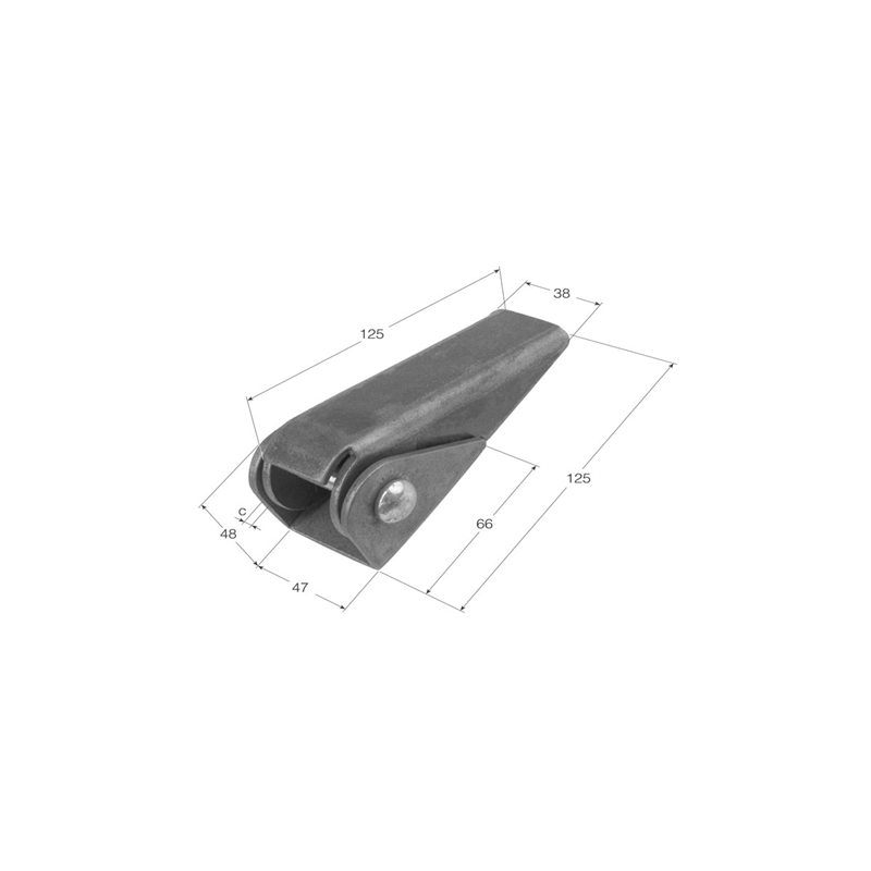 BISAGRA CHAPA 140x4 BS- 5  1605 