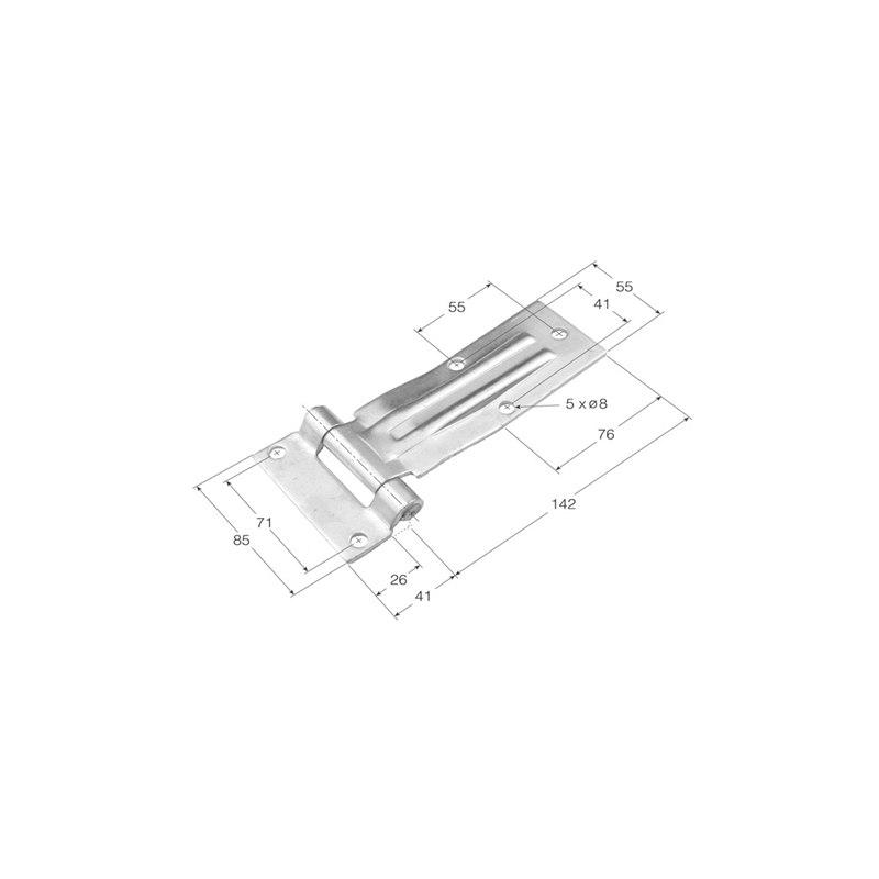 BISAGRA BCS- 1 ACODADA NERVIO  1711 