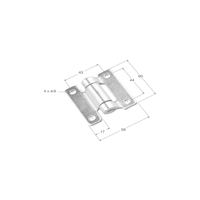 BISAGRA BCS-11 PALA PEQUEÑA  1701 