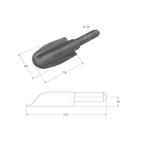 MACHO BISAGRA MH-10 CHAPA  1130 