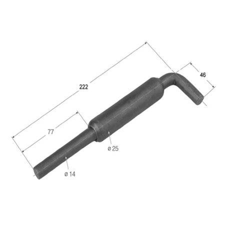 CIERRE GANADERO CG-14 TUBO 14mm  0903 