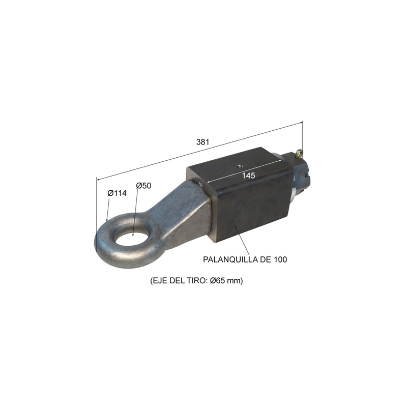 TIRO LANZA 100 R/65 HOMOLOGADO  3510 