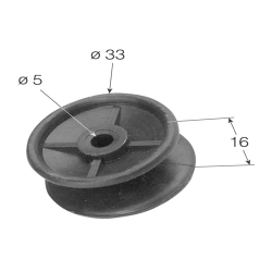 GANCHO POLEA PVC GH-22  2051 