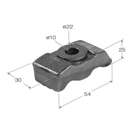SOPORTE CHASIS SC-11 DE TACO  2621 