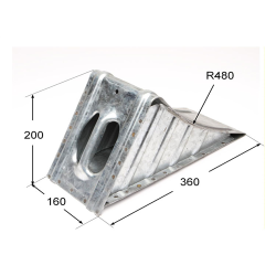CALZO-32  GALVANIZADO  360mm  2845 