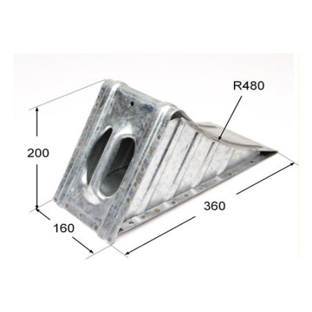 CALZO-32  GALVANIZADO  360mm  2845 