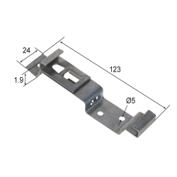 JUEGO 2 PORTAMATRICULAS A/INOX   4046 