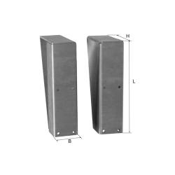 JUEGO2 SOPORTES PARACHOQUES ALUM RF- 4202 