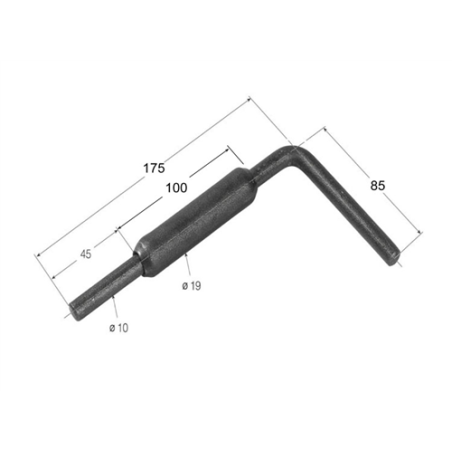 CIERRE GANADERO CG- 1 L TUBO 10mm  0902 