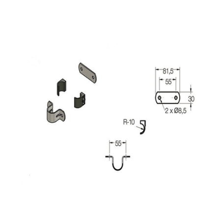 ABRAZADERA DE FALLEBA CF-20 ABRAZAD 0817 