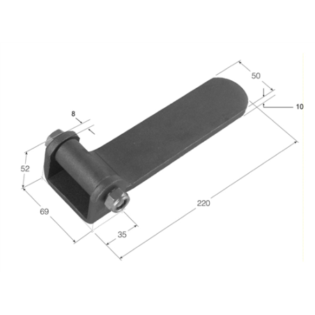 BISAGRA DE LLANTA B-11 PEQUEÑA  1414 