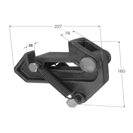 CIERRE ANCLAJE  VOLQUETE UV-2  1403 