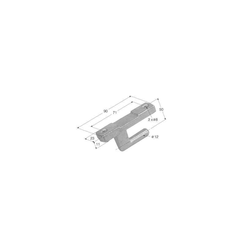 MACHO BISAGRA M TIR-9   1520 