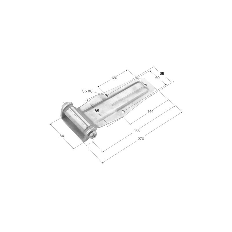 BISAGRA BCS- 7 PALA LARGA  3A  1720 