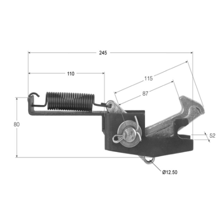 CIERRE ANCLAJE INF PUERTA BASC CB-1  1401 
