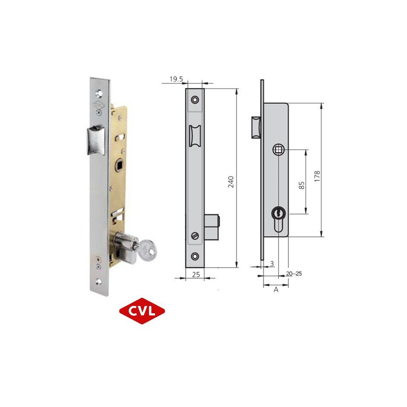 CERRADURAS CVL 1984-T/25/6 