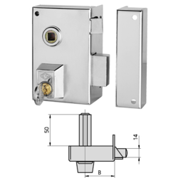 CERRADURAS CVL  156-B/1/60 IZQ  2