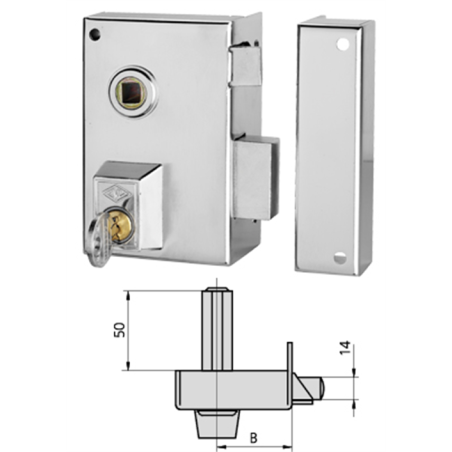 CERRADURAS CVL  156-B/1/60 IZQ 