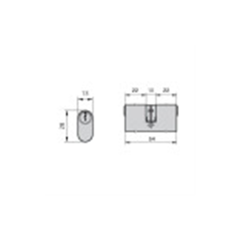 CILCVL 5963-T/36/3  OVAL-PQ 1/2 